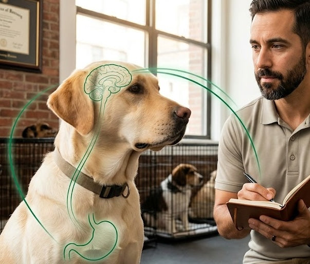 Beyond the Bowl: Part 2 — How Gut Comfort Helps a Dog Focus